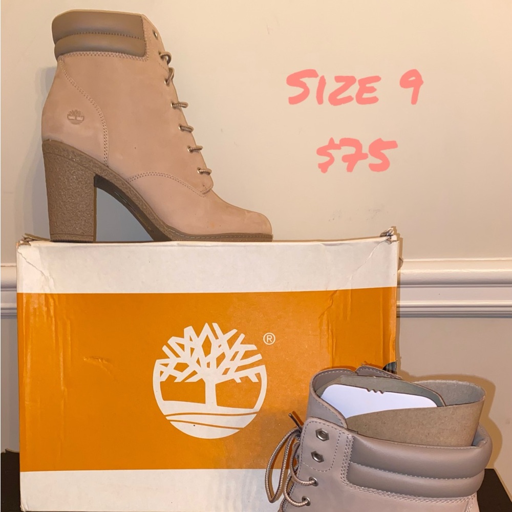 Timberland Women's Beige Heeled Boots